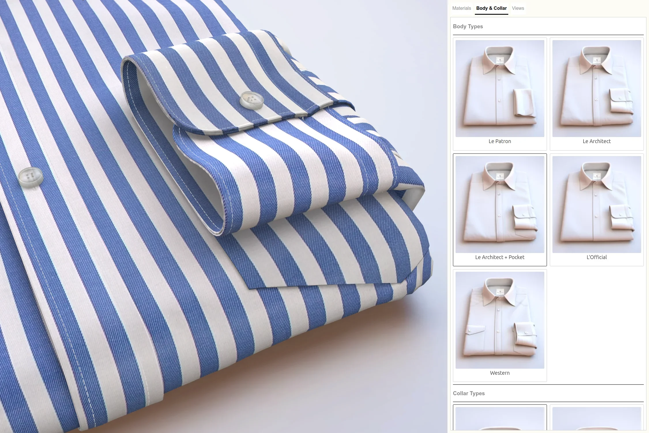 interaktywny konfigurator 3d moda męska personalizacja produktów