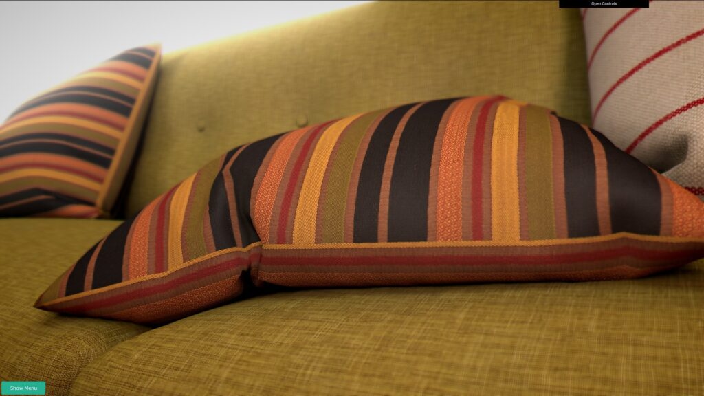 interaktywny konfigurator 3d meble sofa personalizacja tkanin i detali